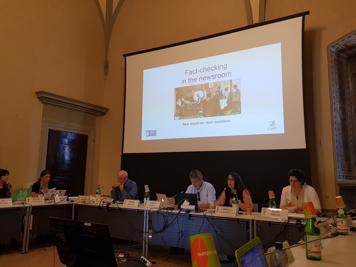 Dimitris Sotirchos (@dimitrisot) on Twitter photo Day 2 at #CMPF2019 starting with @gab_jacomella on fact-checking in the newsroom. Everyone should be a fact-checker when reading news! @CmpfEui <a href="/Co_Inform/">Co-Inform</a> #misinformation Day 2 at #CMPF2019 starting with @gab_jacomella on fact-checking in the newsroom. Everyone should be a fact-checker when reading news! @CmpfEui <a href="/Co_Inform/">Co-Inform</a> #misinformation