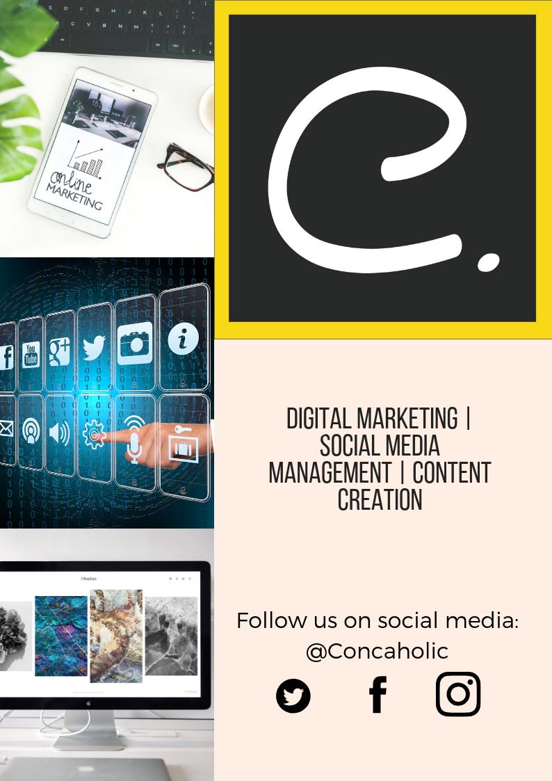 Concaholic's tweet photo. Digital marketing solutions that work for your business. Send a mail to hello@concaholic.com today. https://t.co/SwIothUCVM