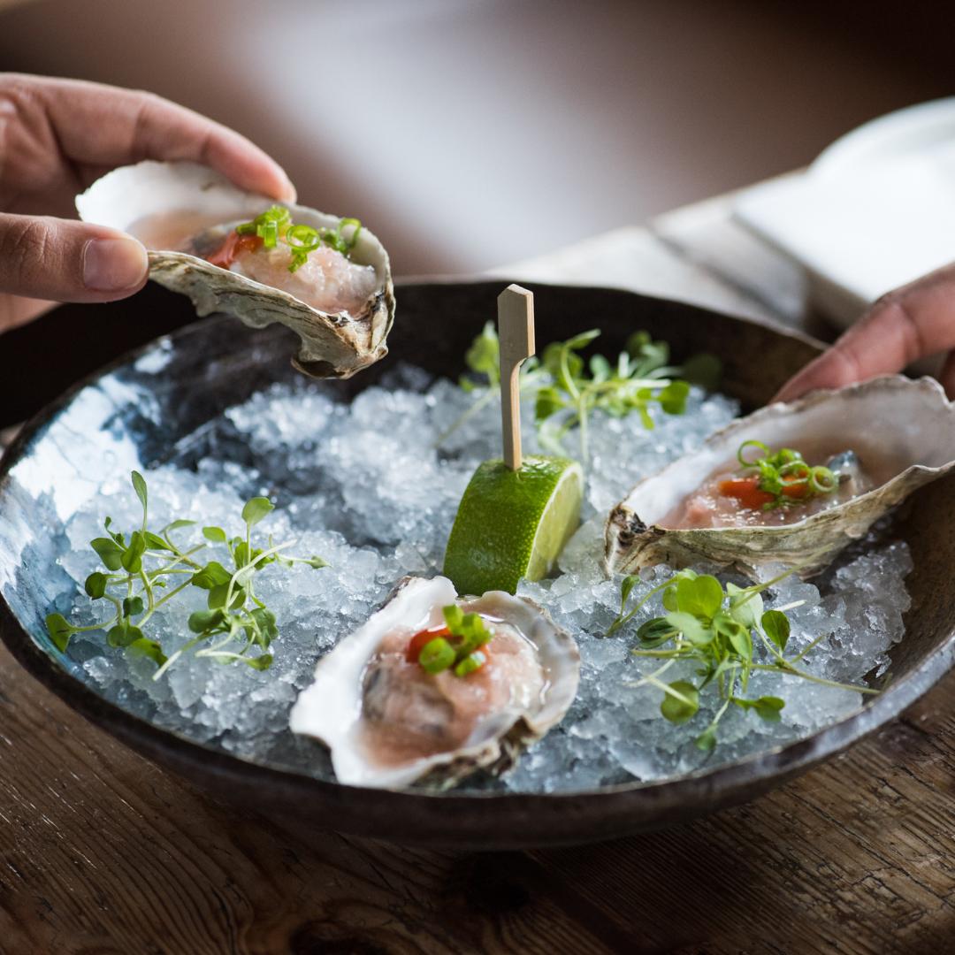 Fresh seafood with lime...perfect for a Tuesday night ✨
