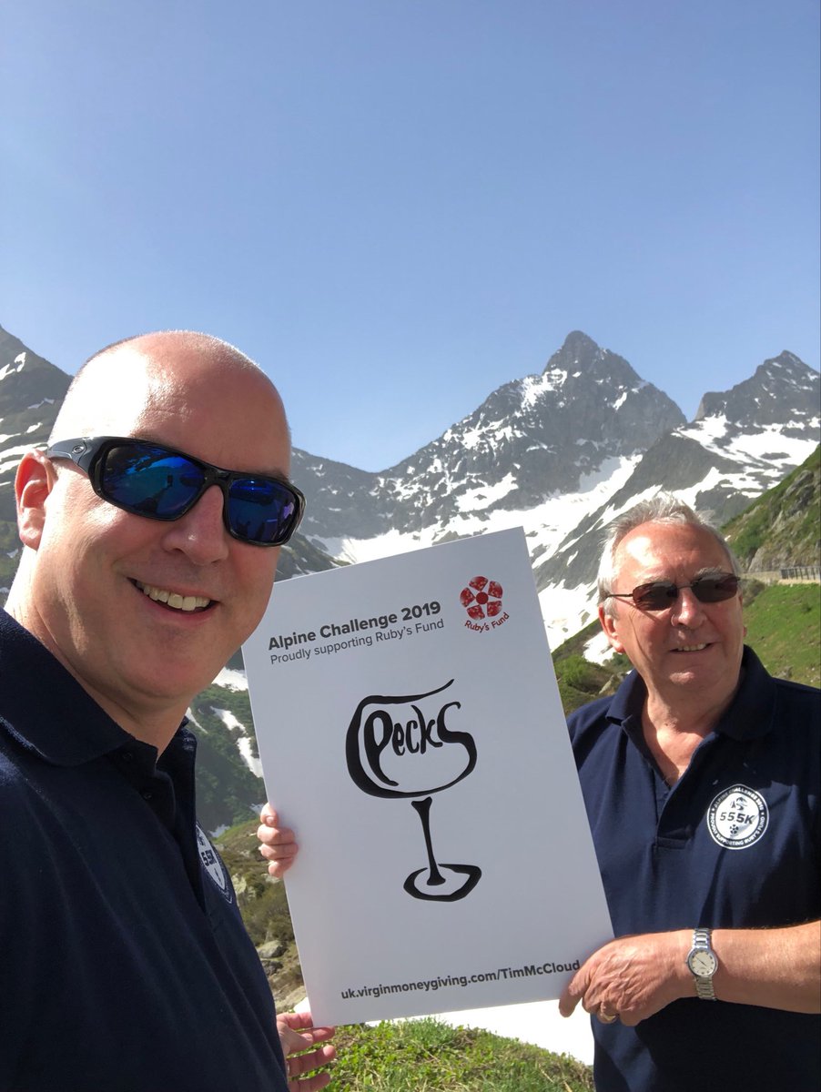 timmccloud71's tweet photo. A massive Thank you to ⁦@pecksrest⁩ for being the key sponsor for the Susten Pass in the Chamber Alpine Challenge to raise much needed money for ⁦@RubysFund⁩ https://t.co/4QaebyJ4pz https://t.co/mI8JHoLJmE