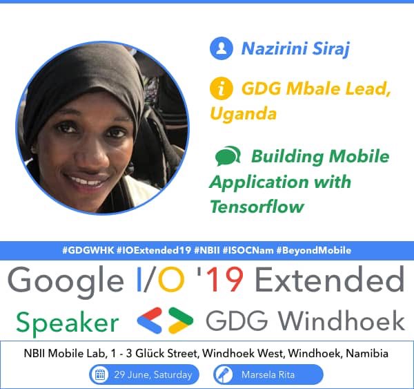 gdgwindhoek's tweet photo. Meet the speakers @_Tangos_ @Stancia_Shipepe @NBII_Namibia #Tensorflow #GDGWHK #IOExtended @IamNaambo @lamechthinkbig @AniciaP @GDGMbale @NaziriniSiraji
I think this one would most likely interest you @aameML https://t.co/RbBN6qfnWB