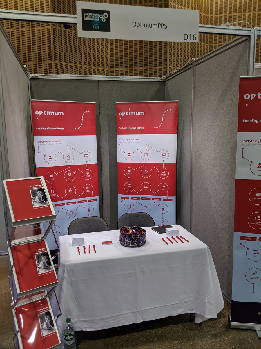 All set up for an exciting day at the Manufacturing &amp; Supply Chain Conference &amp; Exhibition! Be sure to stop by for a chocolate and a chat <a href="/NationalMSC/">Manufacturing & Supply Chain Expo</a>

#manufacturing #supplychain #mscuk