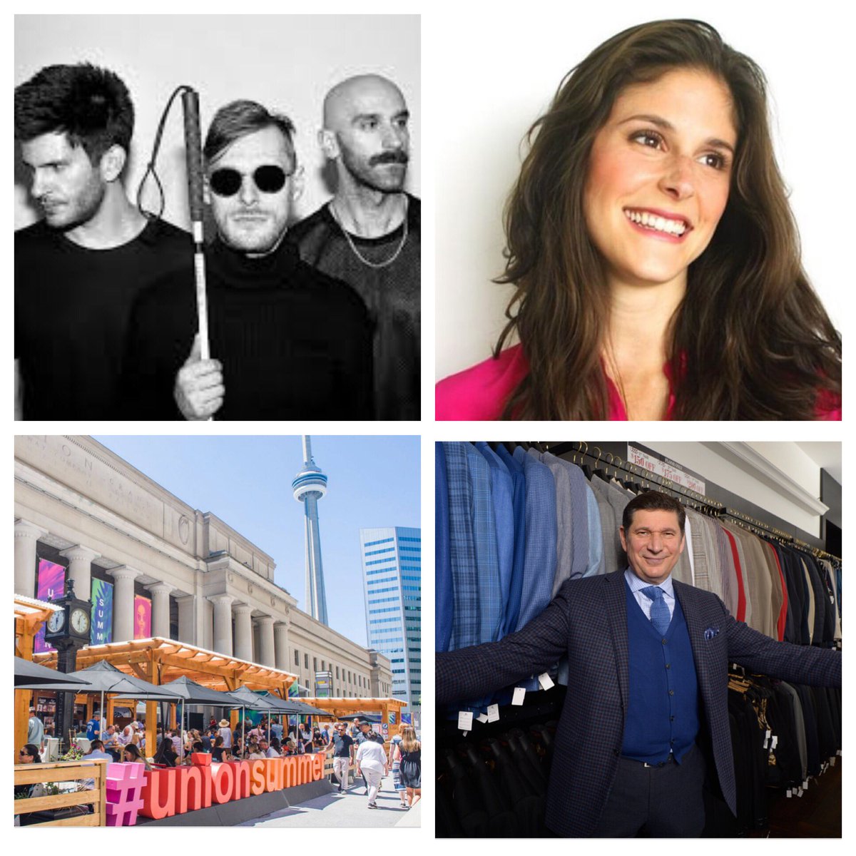 DinaPugliese's tweet photo. Good Tuesday morning friends. Today on @BTtoronto @XAmbassadors on their new album and tour! @JesseLWellness energizing eats. We take a look inside Union Summer Market and @TomsPlaceTO men’s fashions. 🙋 https://t.co/aL6CJWOAKe