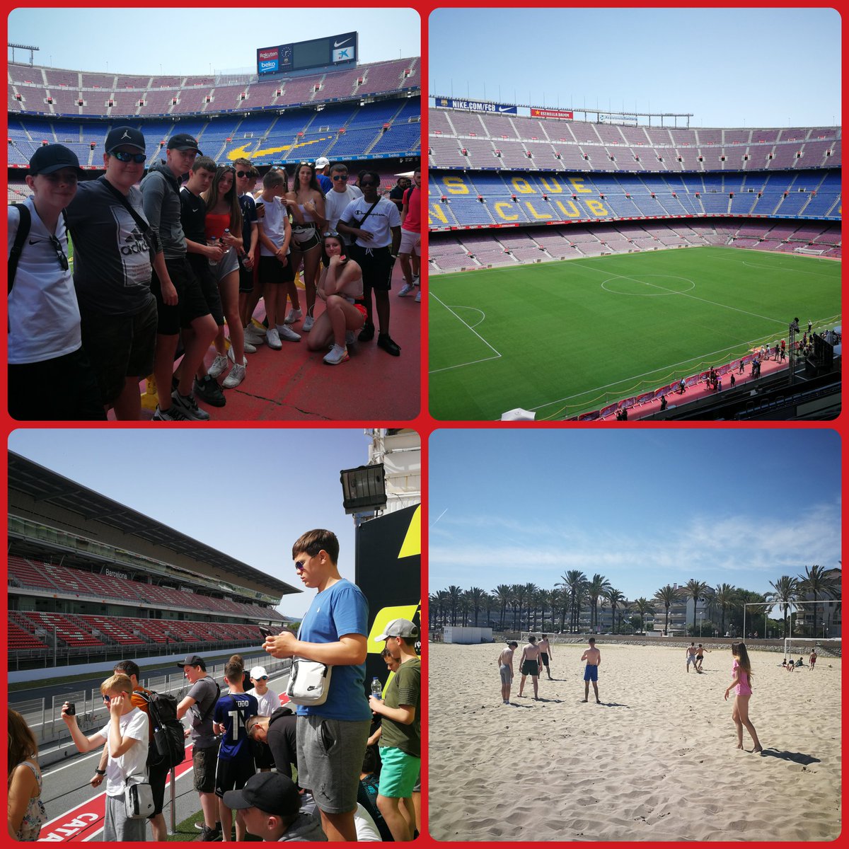 Beach bound today for some kayaking, sailing, surfing and sunshine! #Barcelona19 #Spanishstar