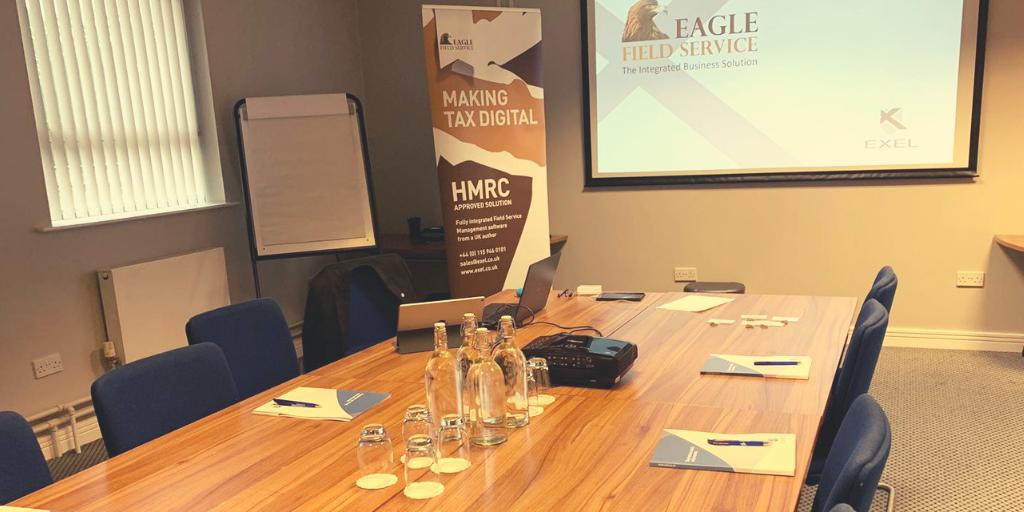 ExelComputerSys's tweet photo. We're all set to get the Information Day rolling @EastwoodHall in #Nottingham. Today Simon will be taking companies from the #fieldservice industry through the features of our field service management software, Eagle.
#Engineering #BusinessMgmt #schedulingsolution https://t.co/0srdvatNrk