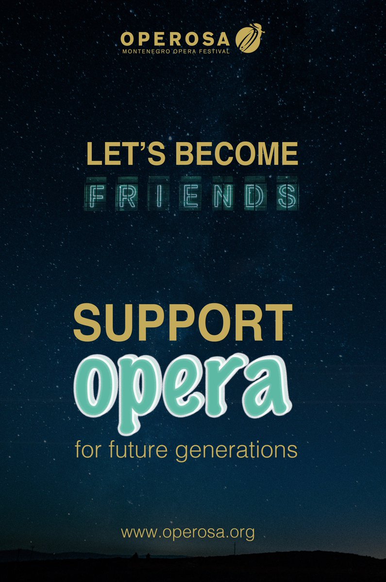 Operosa's tweet photo. The #OMOF2019 is getting closer! And many obligations with it. Support opera, support art, support YOUTH! Let's become #Friends! 

https://t.co/wvPG7gI1ww

#SupportArt #Individual #Corporate #SupportOpera #supportyouth #operosa #operosafriends #donate #OMOF #hercegNovi https://t.co/CpVrKRLHZg