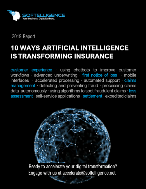 Softelligence1's tweet photo. Prepare for #MGAA2019 with our report on 10 ways #ArtificialIntelligence is transforming the insurance industry: https://t.co/vW0Vah0dEQ
#AI #CustomerExperience #AdvancedUnderwriting https://t.co/TRhsjfj2o8