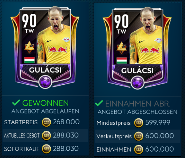 MGrossreus's tweet photo. #snipingfilter proof for #FIFAMobile19 ... over 311k profit with only one trade. Please proof if you think you have any better filter. ;-) https://t.co/Cyebuqu311