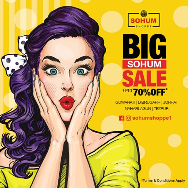The Most Awaited #BigSohumSale is here!! It gets bigger & better | Get upto 70% OFF On selected brands and styles | Be the first to enjoy the exciting offers | Visit the nearest Sohum Store to avail these exciting offers. #bigsohumsale #endofseasonsale #eoss #sale #HurryUp!