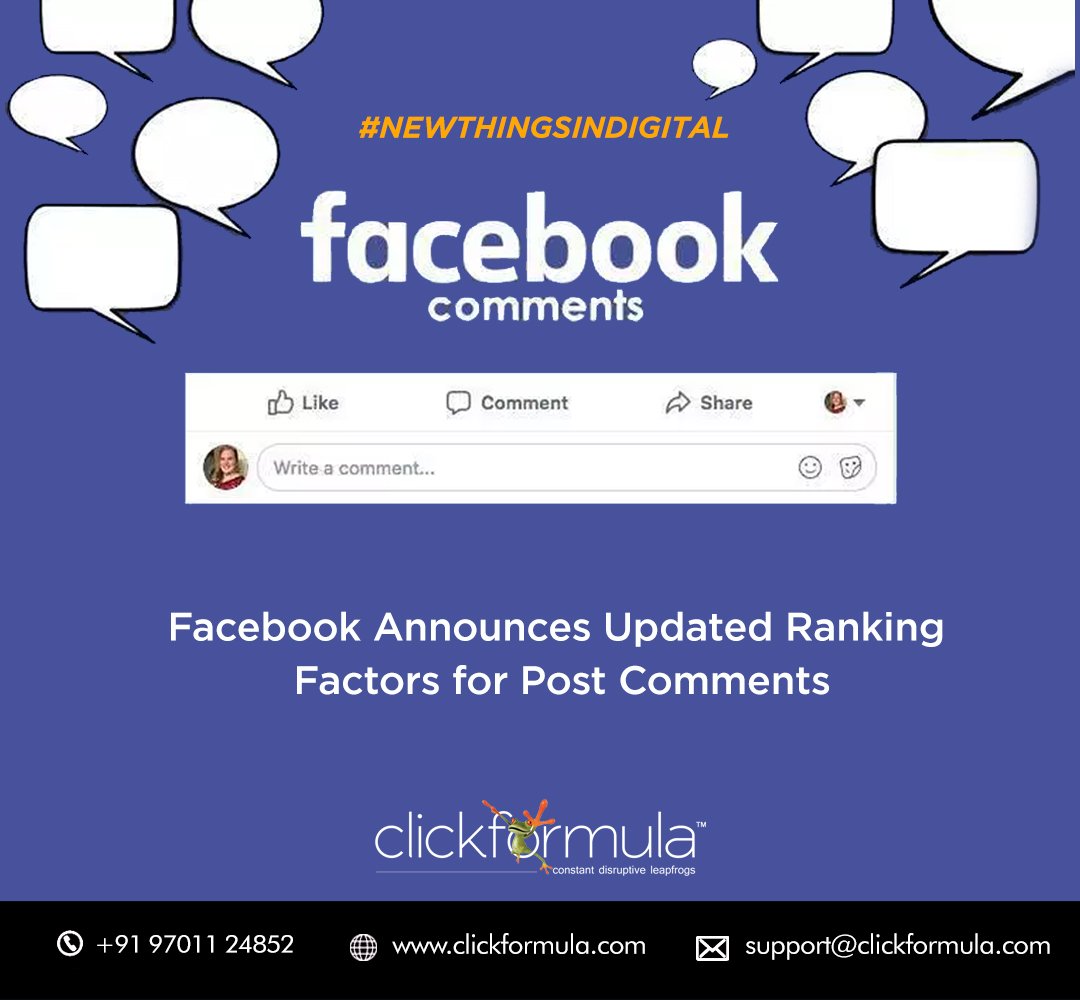 ClickFormula's tweet photo. Facebook wants to encourage more of the same behavior, and keep users on the platform for longer.

#Clickformula #SocialMedia #Facebook #DigitalAgency
#DigitalMarketing #Digital  #Marketing 
#NewsFeedAlgorithm #ClickformulaUS  #PageFans
#OrganicReach #Engagement #PostComments https://t.co/eKGx0LwzZc