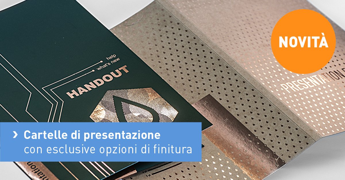 firstprint_it's tweet photo. Sono davvero molteplici le opzioni di finitura per le tue #Cartelle di presentazione! Scegli quella che fa al caso tuo e ordinale subito: https://t.co/CaKGpMEFDV https://t.co/F5a4o0ecJV