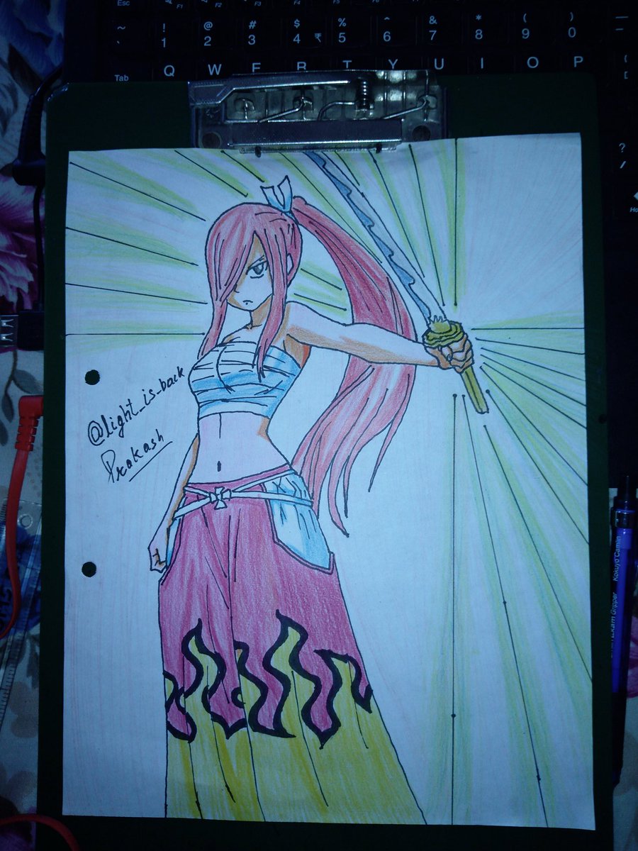 Light39890041's tweet photo. Erza scarlet....😁😁😁
#anime #3FavoriteMutants #FairyTail #erza #natsu #art #artists #animesketch #anime #Indiawantsanime #animeforeverofficial #animeoc #animeexpo2019 #anime_shoumetsu #animegirl #animelover https://t.co/uYNmrEi1SK