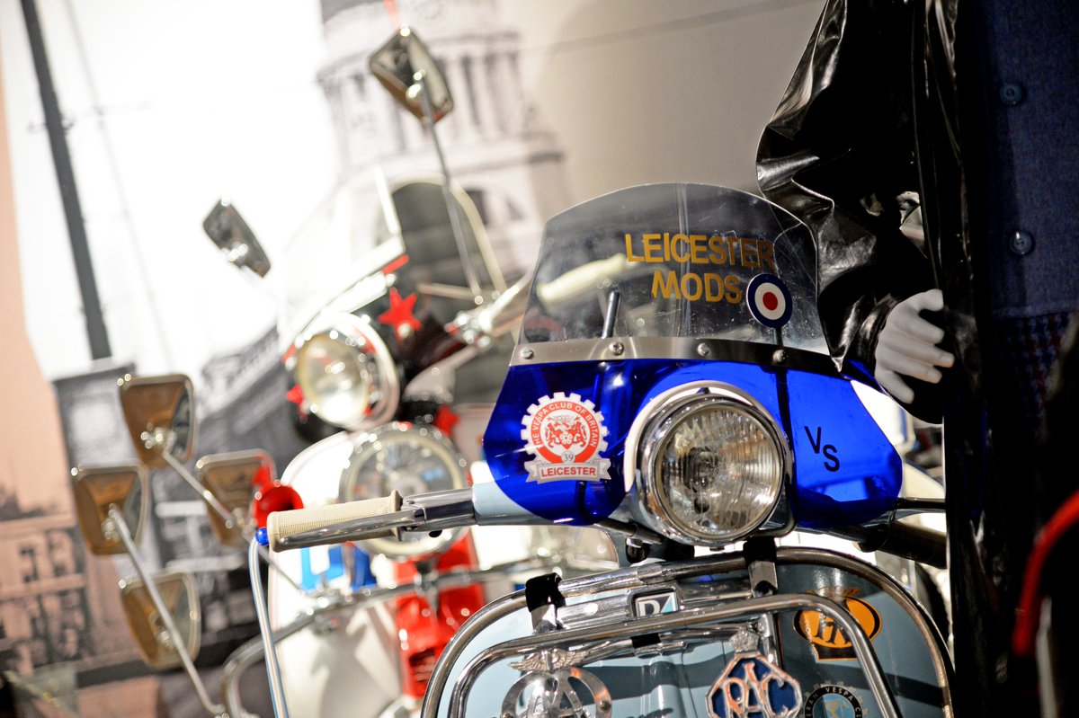 leicestermuseum's tweet photo. Last chance to see! Our @GenerationMods exhibition celebrates the 1960s #Mods scene in #Leicester and #Nottingham and the 40th anniversary of cult #Mod film #Quadrophenia! #generationmods at #newwalkmuseum &amp; @SoftTouchArts https://t.co/buzRYF5cVn https://t.co/MtkXUI79b0