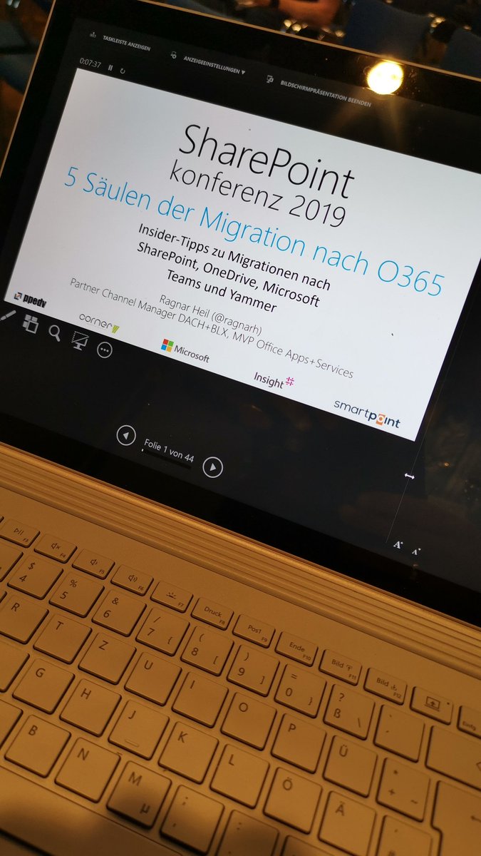 ragnarh's tweet image. Hallo #SPKonfAT, ich freue mich über Eure Teilnahme an meiner Session rund um #Office365 Migrationen!