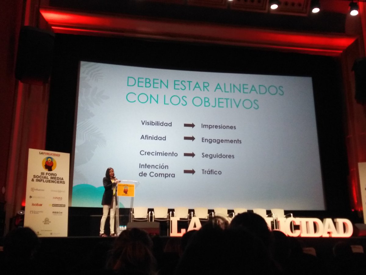 En el marketing de influencia los KPIs siempre deben ir alineados con los objetivos #FSMI2019