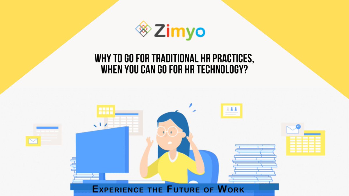zimyo_official's tweet photo. You say you welcome #technology in your #organization but still following #traditional #HRpractices?
#Zimyo helps you with a better #HR_solution.
#startupbusiness #startup #automation #hrms #payroll #hrmssoftware #payrollmanagement https://t.co/DiJ6hOM6rG