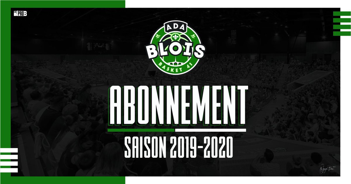 ADABloisBasket's tweet photo. 🏁 Top Départ pour la 1ère campagne de réabonnement et d'abonnement pour la saison 2019-2020 de l'@ADABloisBasket ! 🏀 Prêts pour partager de nouvelles émotions à nos côtés ? 🤩 Nous ouuuuui ! 😉

➡ https://t.co/KVZqefL0sC

#ADABlois #PartageonsLaPassion #ProB https://t.co/Z2tCg2Bjx2