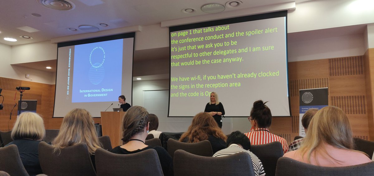 elpanago's tweet photo. Great to see a conference on inclusive design practicing what it preaches by being inclusive itself. @GovDesign @scotgov #accessibility #inclusivedesign https://t.co/nofEnXhcol