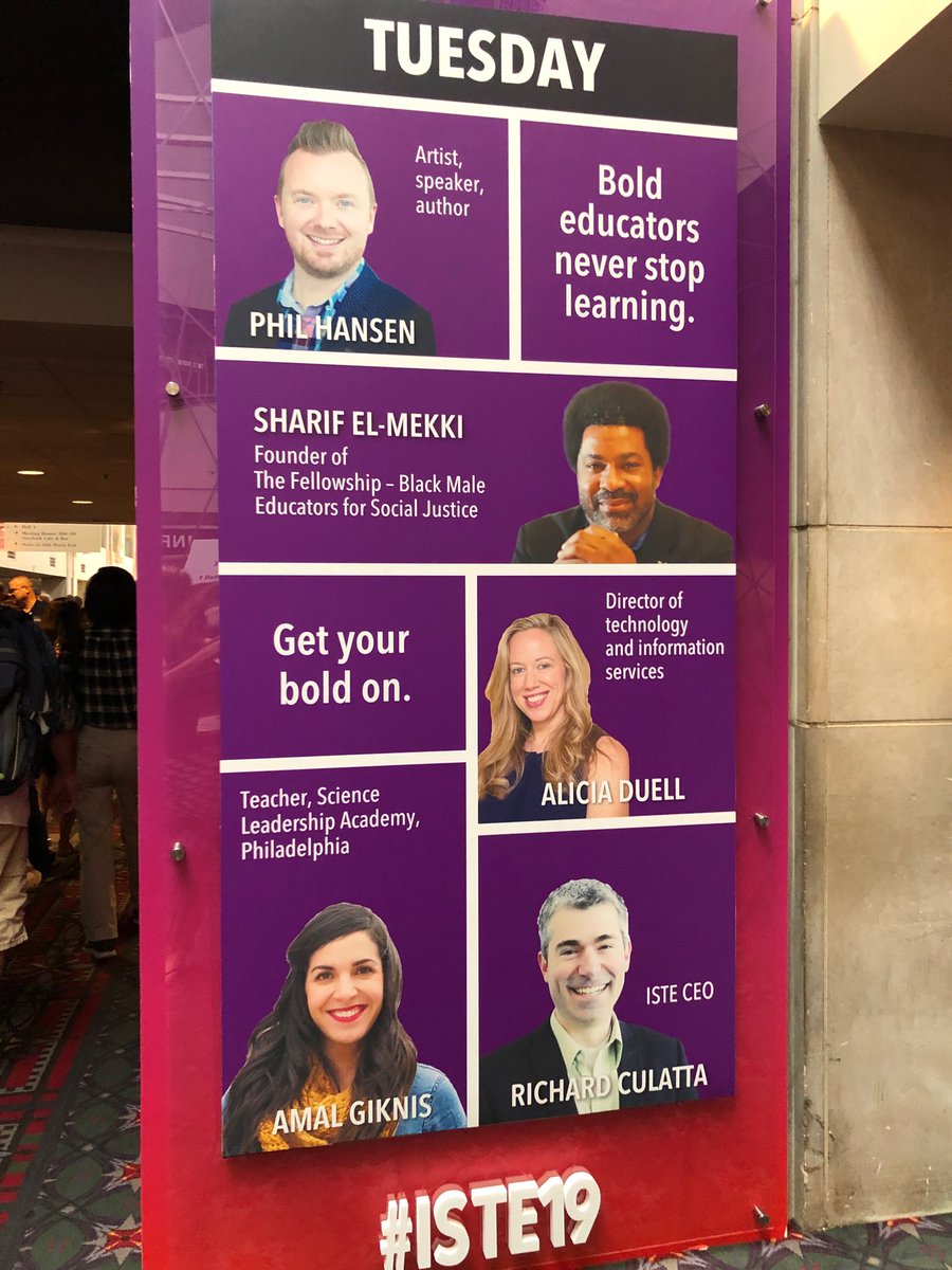 Ready for morning meeting #ISTE2019 style