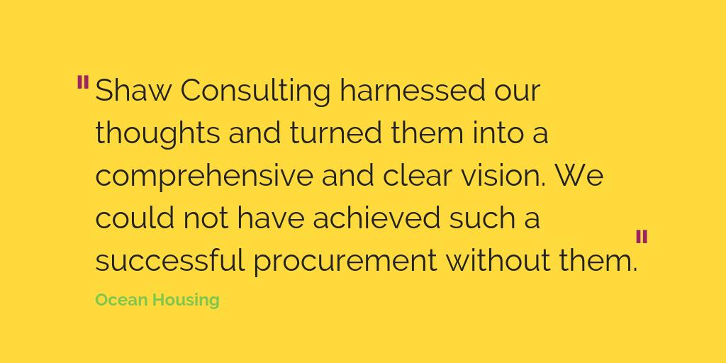 We guided Ocean Housing the choice of the procurement route and helped them to set in place properly structured and rigorous governance arrangements and resources. Find out more here: shawc.co.uk/case-studies/o… 
#housing #housingassocation #ITconsultancy #socialhousing #procurement