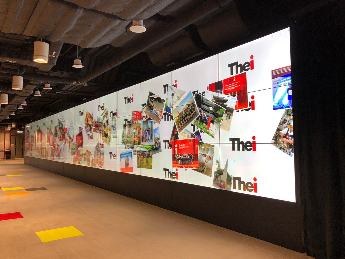 AVMag's tweet photo. The world's biggest touch video wall has gone live at the  Technological and Higher Education Institute of Hong Kong, using 48 Displax Ultra Large Touchscreens https://t.co/jSoIeuN6gb #AVtweeps @displax https://t.co/3TZ2JISEwO