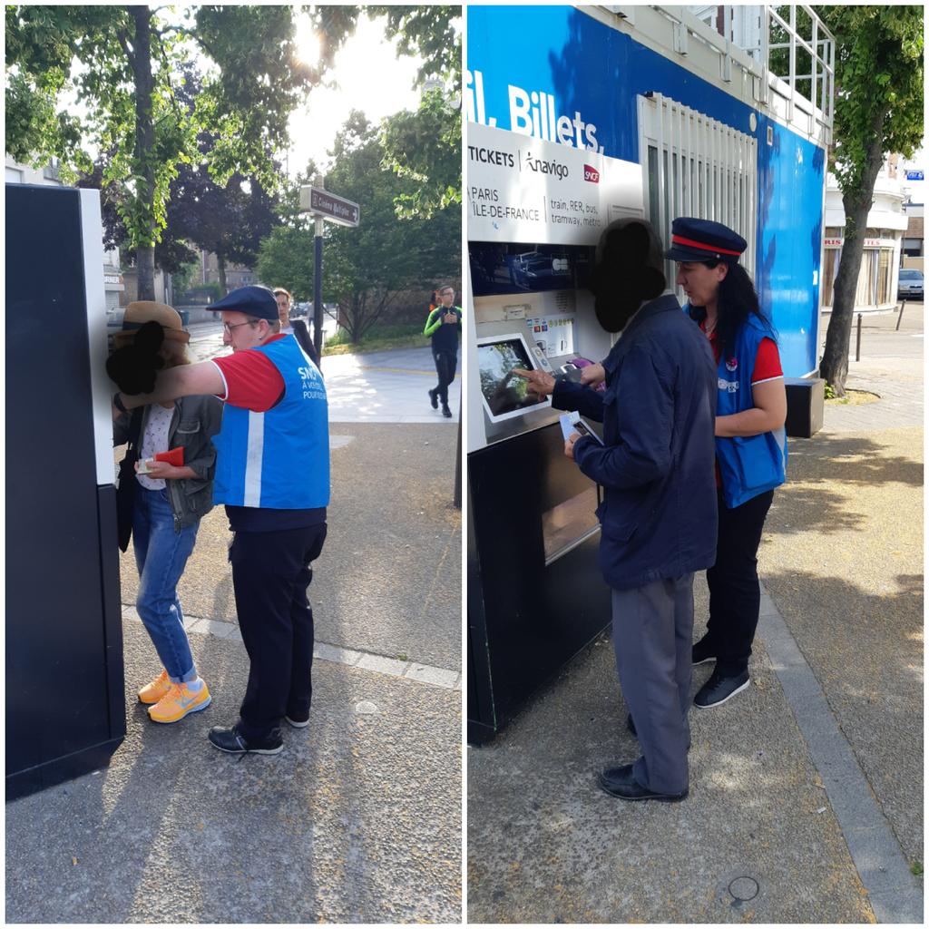 Dezusinge1's tweet photo. A Mantes-la-Jolie nos agents sont présents pour vous faciliter l'achat de vos billets sur nos machines de vente et vous eviter les longues files d'attente 
@TeamMantes 
@Andriessensmel 
@cydou78 
@Dezusinge1 https://t.co/VEpxfFppPb