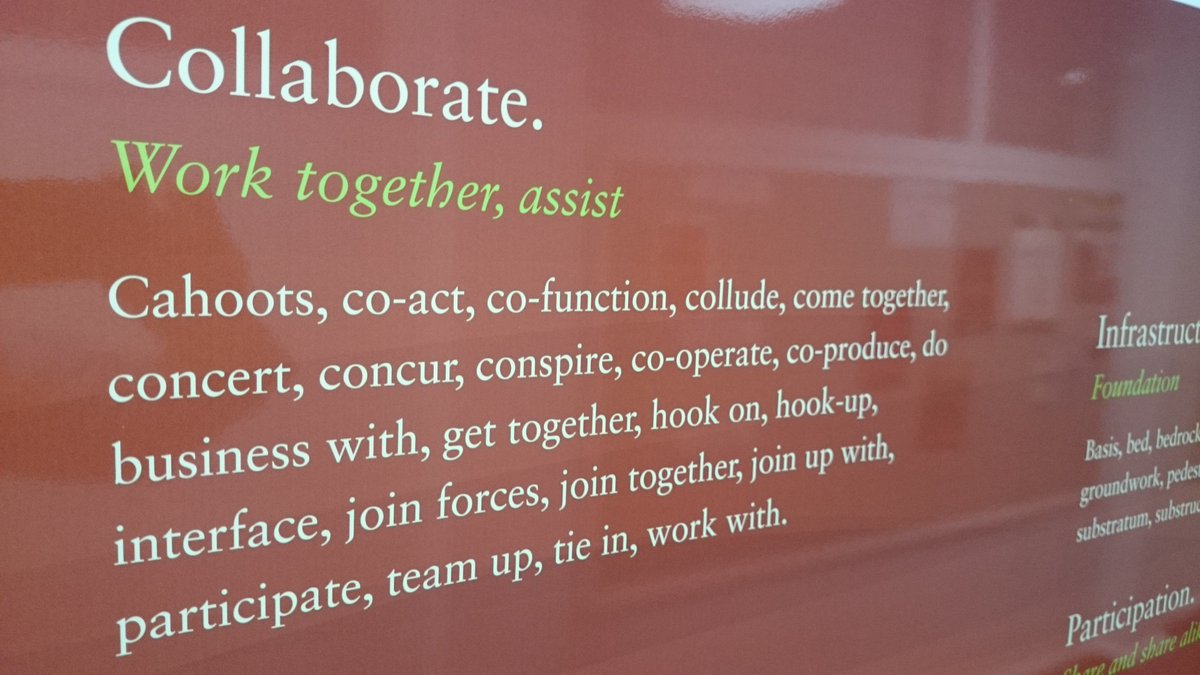 CollaborateDigi's tweet photo. It's day 2 of #crucialcrew19 in #Warrington with @BewseyLodge and Sankey Valley St. James on site @uochester @childsafemedia #SafetyFirst and look what we found on the wall #hallsoflearning #makinglearningfun #collaboration https://t.co/JwjZheYJHM