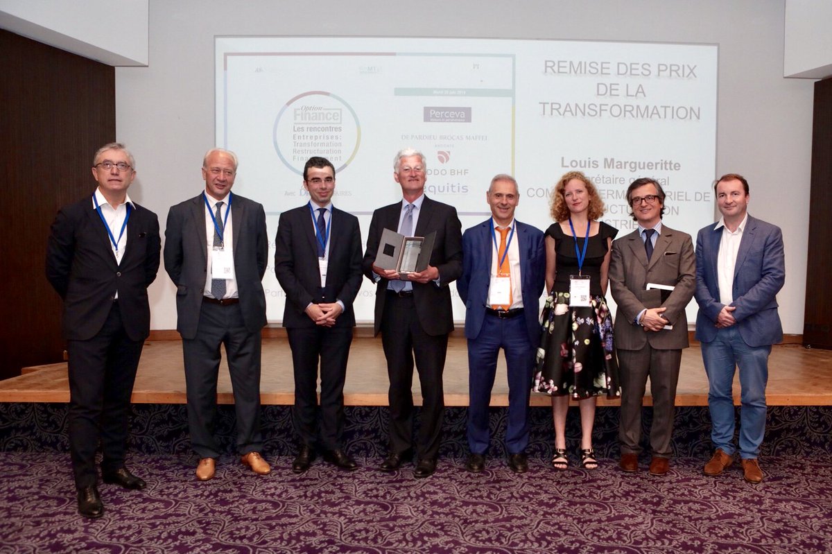 #RencontresEntreprises - Remise des #prix de la #transformationdesentreprises - Bravo aux lauréats #CatanaGroup et @Soitec_FR !