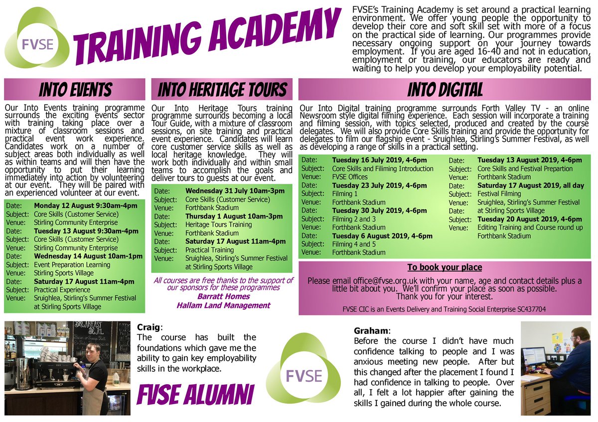 r7cmedia's tweet photo. We are excited to announce that we have linked up with @FVSE_CIC to help provide digital filming training on their ‘Into Digital’ programme this year. If you are interested in learning more information, contact them via their DM or email office@fvse.org.uk https://t.co/LAzWnsFpqq