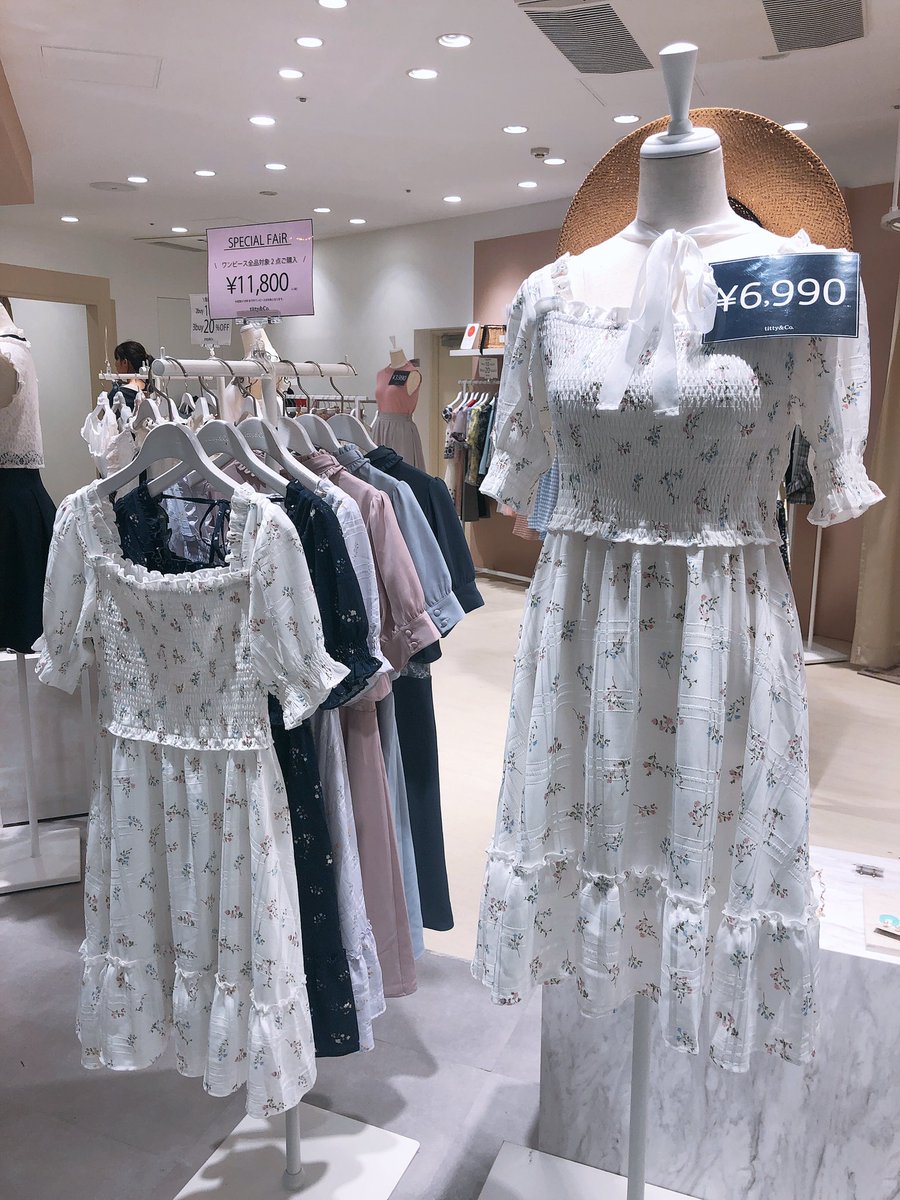 Twitter 上的 Shibuya109 Titty Coスペシャルフェア開催中 ワンピース2点購入で 11 800 Tax 人気の花柄ワンピもギンガムチェックが 夏らしいワンピも全品対象だよ T Co 3vcxkfw2xz Twitter