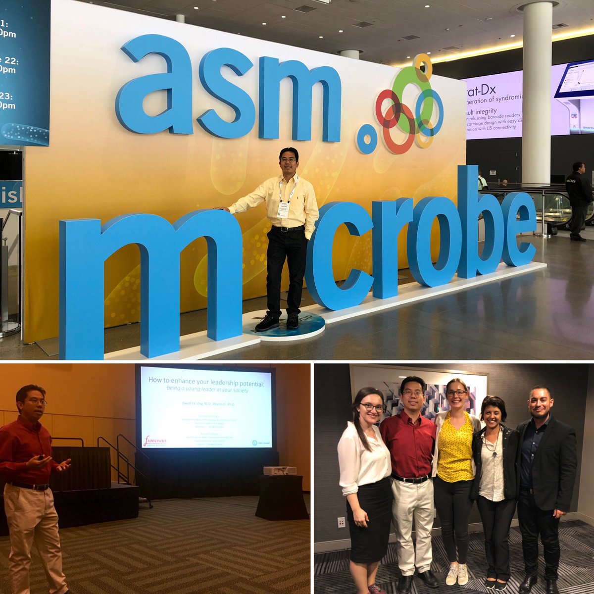 Thanks to ASM for inviting me to speak at Microbe 2019 congress in San Francisco during an early career ESCMID/ASM workshop on addressing Research Needs and Developing Leaders #ASMmicrobe