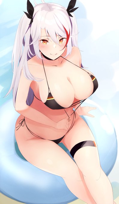 水着プリンツ描きました
#アズールレーン 