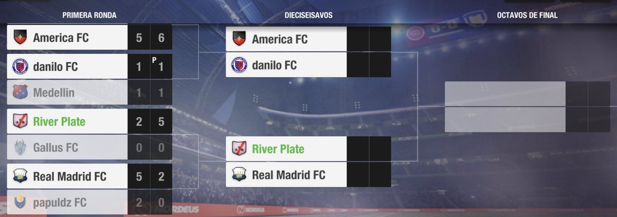 RiverPlate_EA's tweet photo. #Copa / Primera ronda:
Victoria 5-0 de River Plate (global 7-0) para pasar a la siguiente ronda.
#TopEleven
#DaleRiver ⚪️🔴⚪️ https://t.co/J244GpRuc7