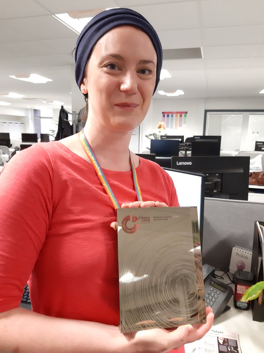 L0Usilver's tweet photo. @TrentUni @Athena_SWAN the bling has landed! So much work, dedication and collaboration went into this. Super proud of my colleagues who live and breathe this work. #GenderEquality #RespectAtNTU #Teamwork #ProudToBeNTU https://t.co/zhuN3sqXYE