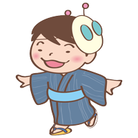 オリジナルイラスト 盆踊り