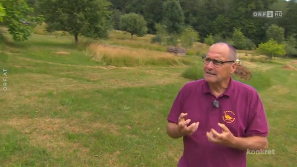 knauseder's tweet image. das essperiemnt 2.0 hat gestern begonnen ORF 2 in der Sendung konkret #essperiemnt #südburgenland #konkret #orf2 #selbstversorger #diepharm