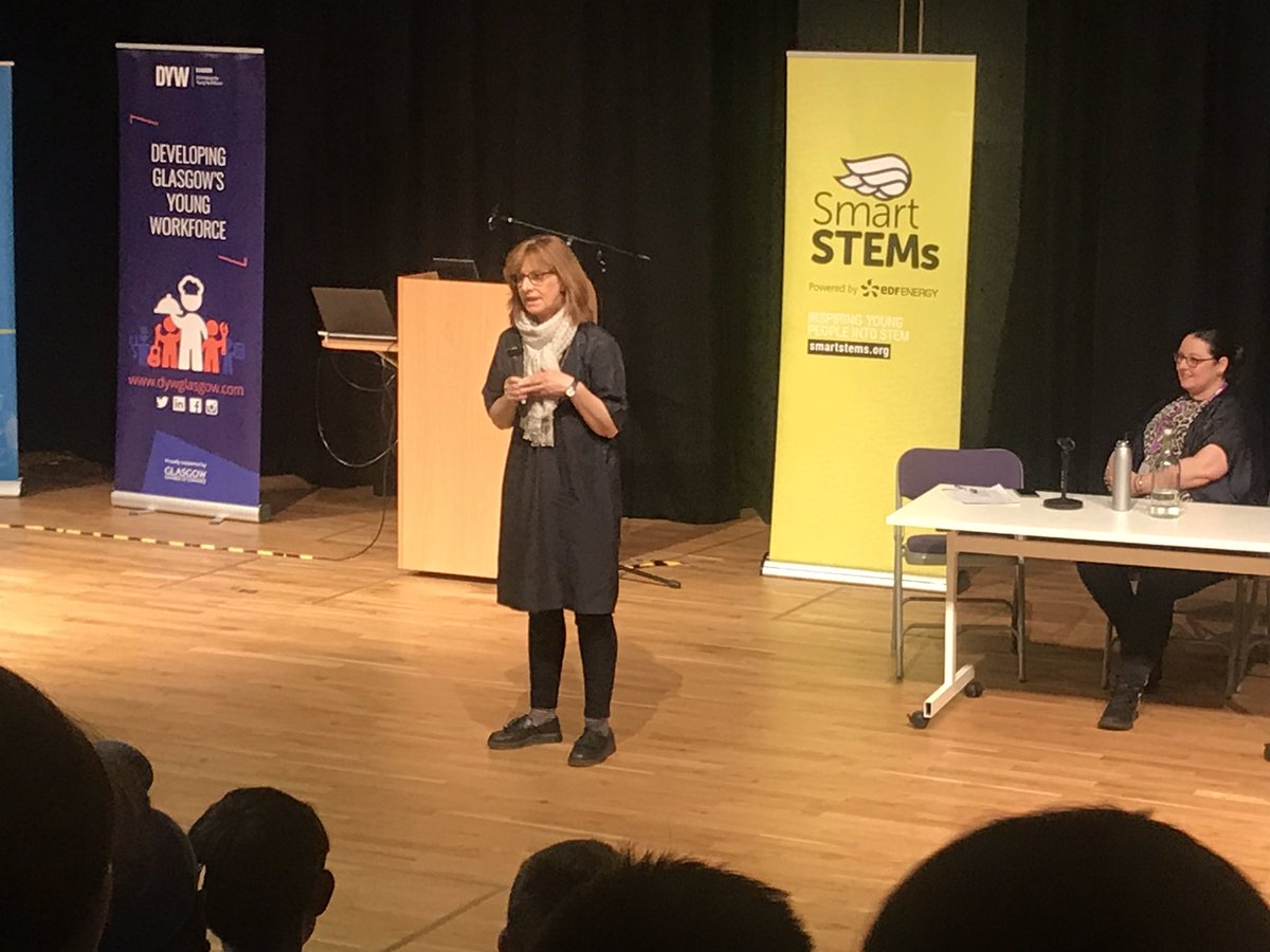 SprengThomson's tweet photo. Our very own Lesley Thomson sharing her story and circular economy journey to high school pupils @SmartSTEMs @edfenergy @DYWGlasgow @CofGCollege @CircularGlasgow #COLLABISKEY #CIRCULARSTEM https://t.co/SRfvEBUObF