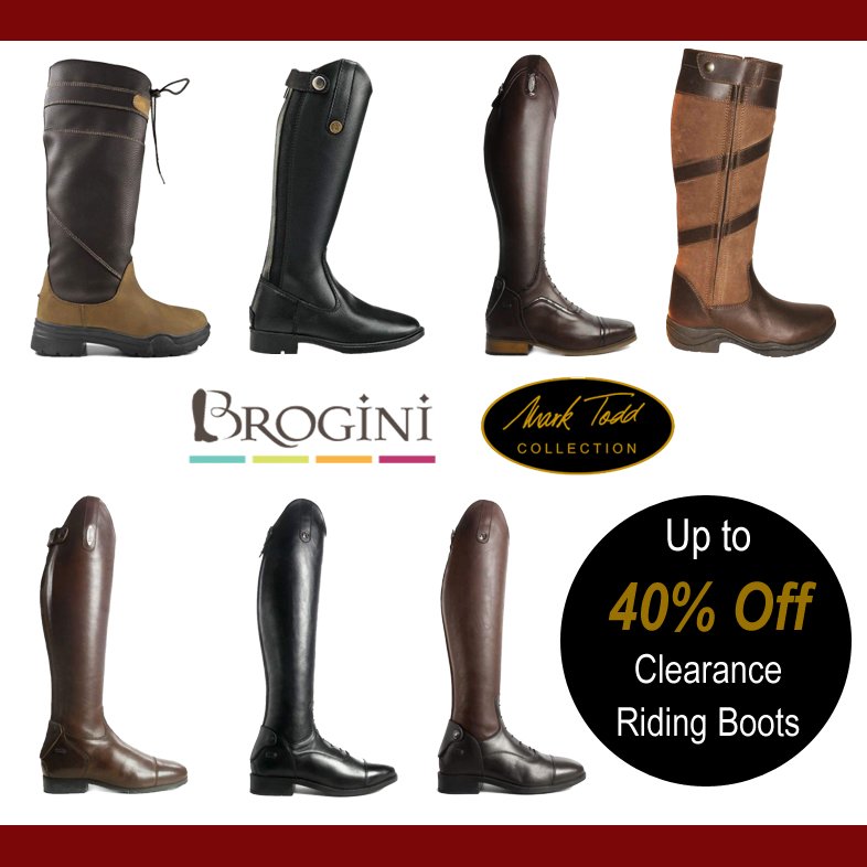 👢 Riding Boots Sale - Brogini & Mark Todd (Up to 40% Off) - mailchi.mp/corkfarmequest…