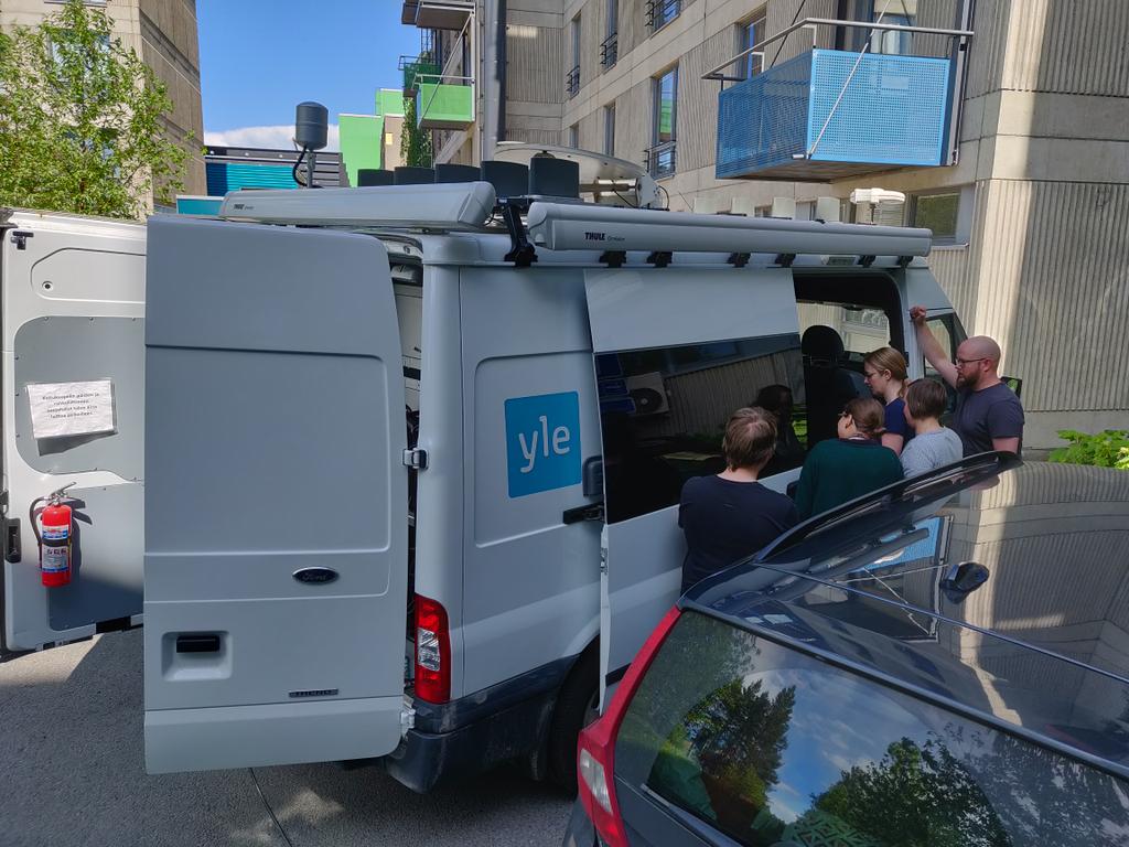 There's some serious AI being deployed to YLE SNG truck today..