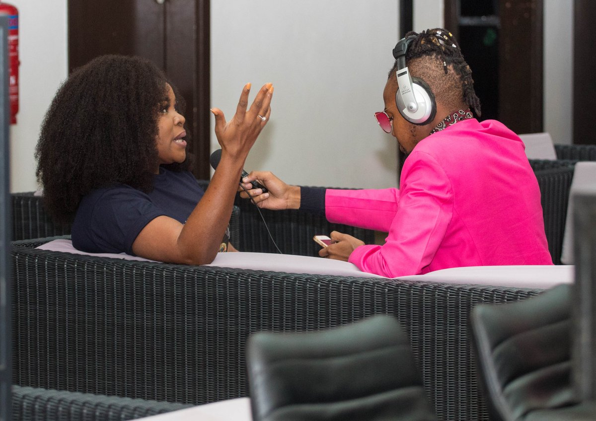 TerazoNewMedia's tweet photo. Interview Day 1 - @Omawumi's first interview with @LibossoVincent from the #LazeReggae Invasion Podcast Powered By @WhatsGood_LIVE studios
#OmawumiInKenya
#WeKnowMusicPR
#WeLoveMusicPR
#TerazoNewMedia https://t.co/D9njLSVpzX
