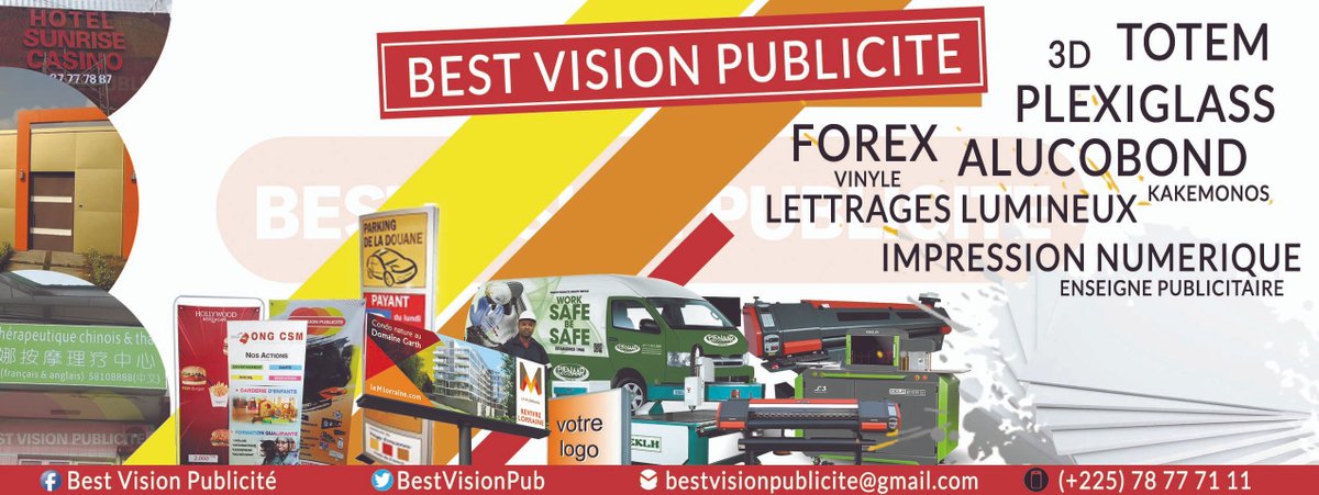 BestVisionPub's tweet photo. Pour vos impressions sur Bâche, Vinyle; Achat ou Pose d'alucobond; Vente de kakemonos une @dresse: Cocody,II Plateaux carrefour Duncan.
 +225 48 37 47 60 / 78 77 71 11 https://t.co/5Pl56tpT9e