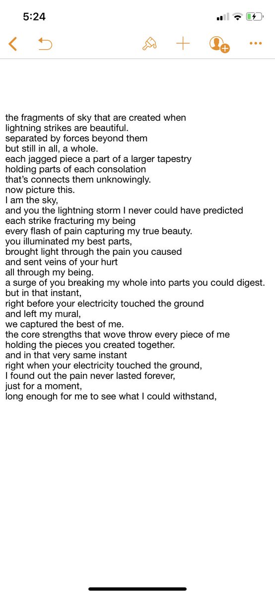 SadBoiPoetry97's tweet photo. i don’t give my pieces names so this will be call “one”
#poetry #poetrylovers #writing #poet #poetrywriter #WritingCommnunity #words #SadWriting #sad #POEMS #poemoftheday https://t.co/EWyHXcLRkI