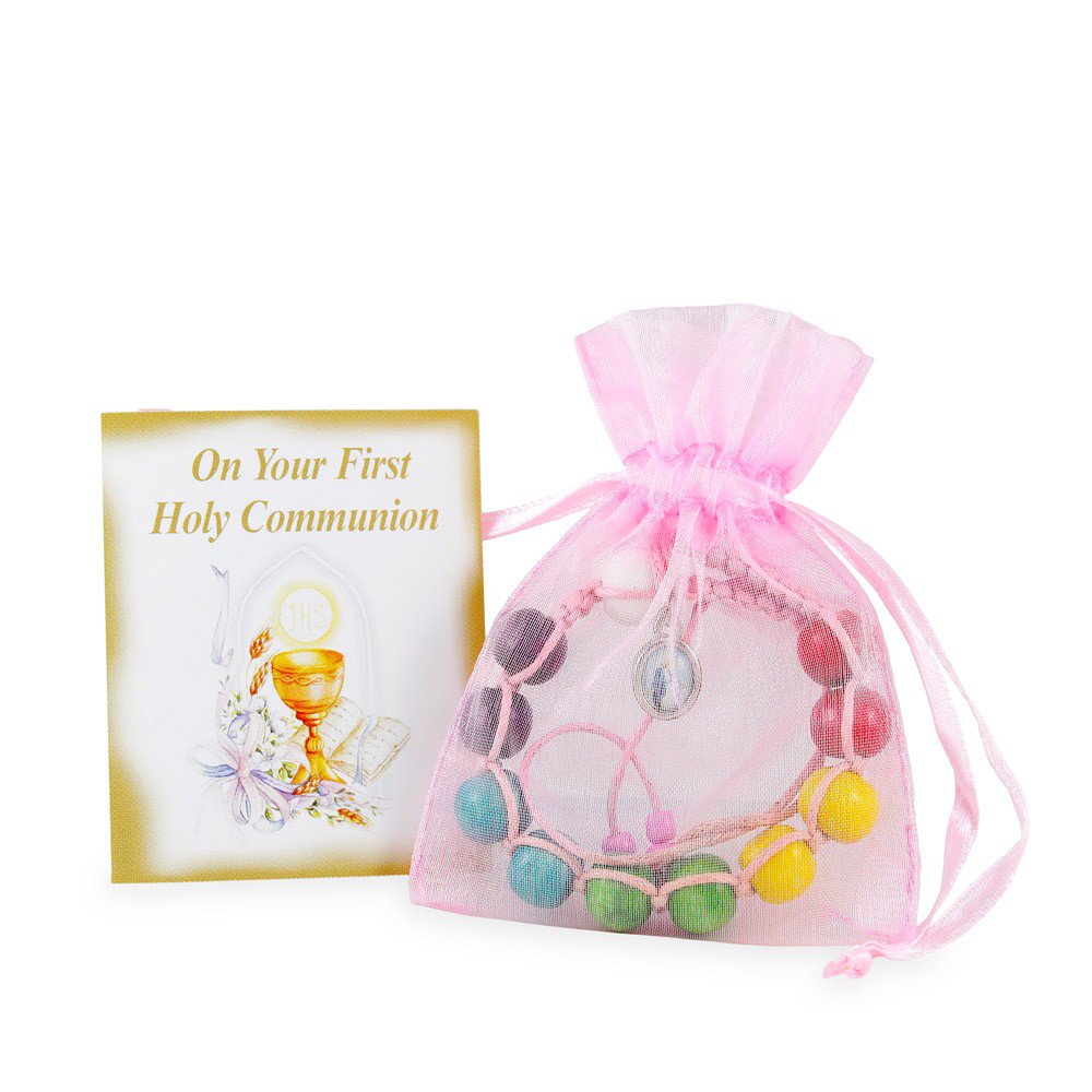 RosaryMart's tweet photo. #RosaryBracelet made with multicolored wooden beads, silver finish medal with enameled Miraculous image, on pink string. Adjustable to fit most wrists. #MadeInItaly .
#Firstholycommunion #catholic #MultiColorBracelet #WoodenBeadBracelet
Buy Now! https://t.co/hBxut9qgyN https://t.co/yTeZWToMgn