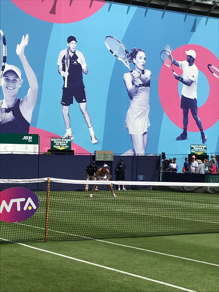 Great day out at Eastbourne tennis today