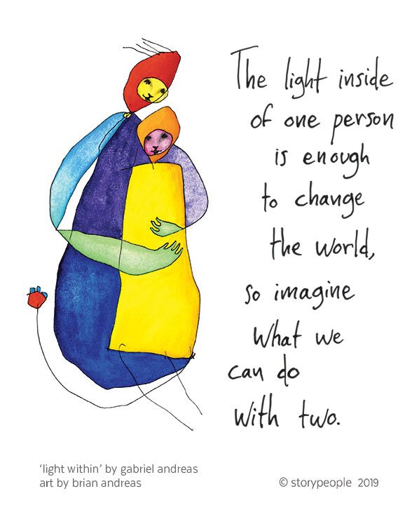 Light Within: The light inside of one person is enough to change the world, so imagine what we can do with two. #SOTD conta.cc/2N6AVVP