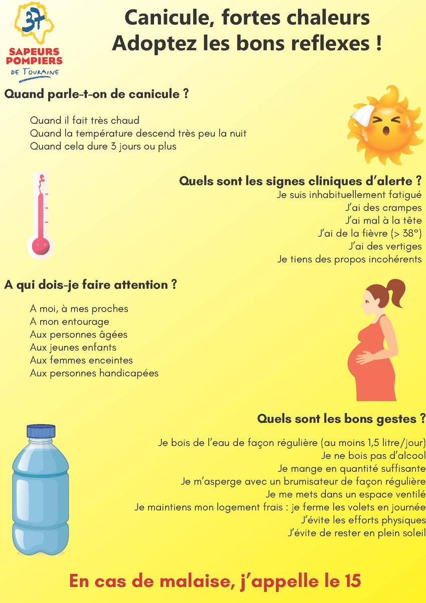 Sdis37 On Twitter Alertecanicule Adoptez Les Bons