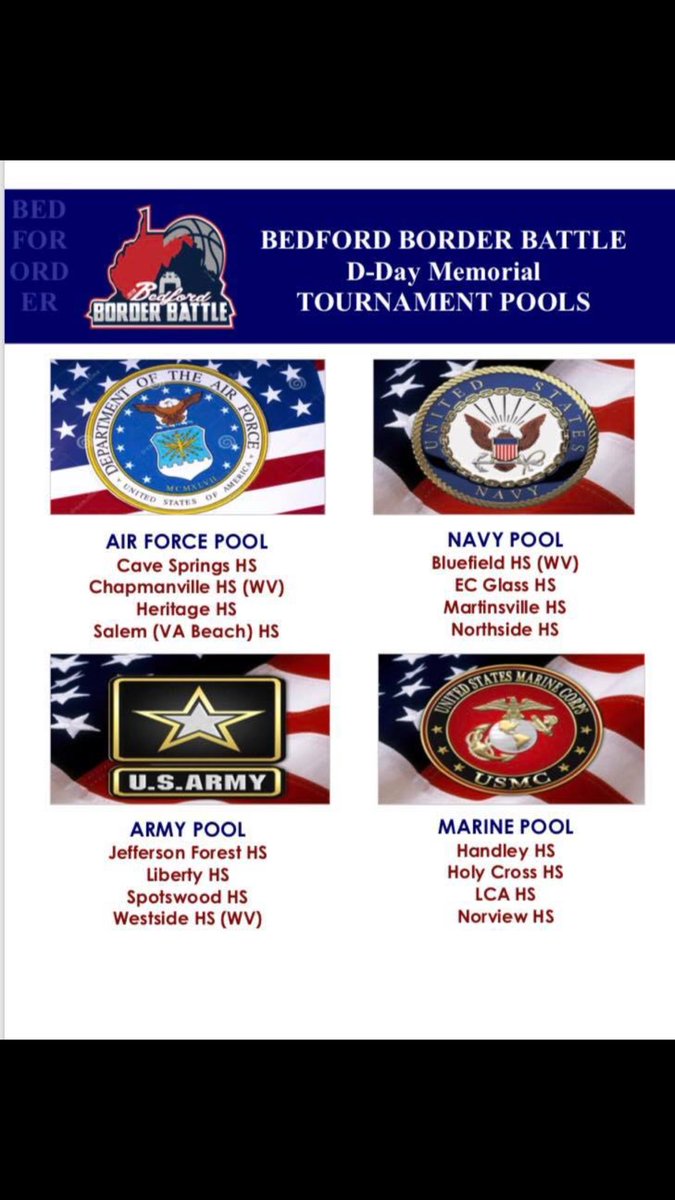 claydb's tweet image. Schedule for the Bedford Border Battle this Thursday.  Looks like LCS is a typo and it should be LCA.  LCA plays at 11:45, 2:15 and 7:15 if this schedule doesn’t change.  @predgate24  @LCA_Athletics  @LCA_BoysBB