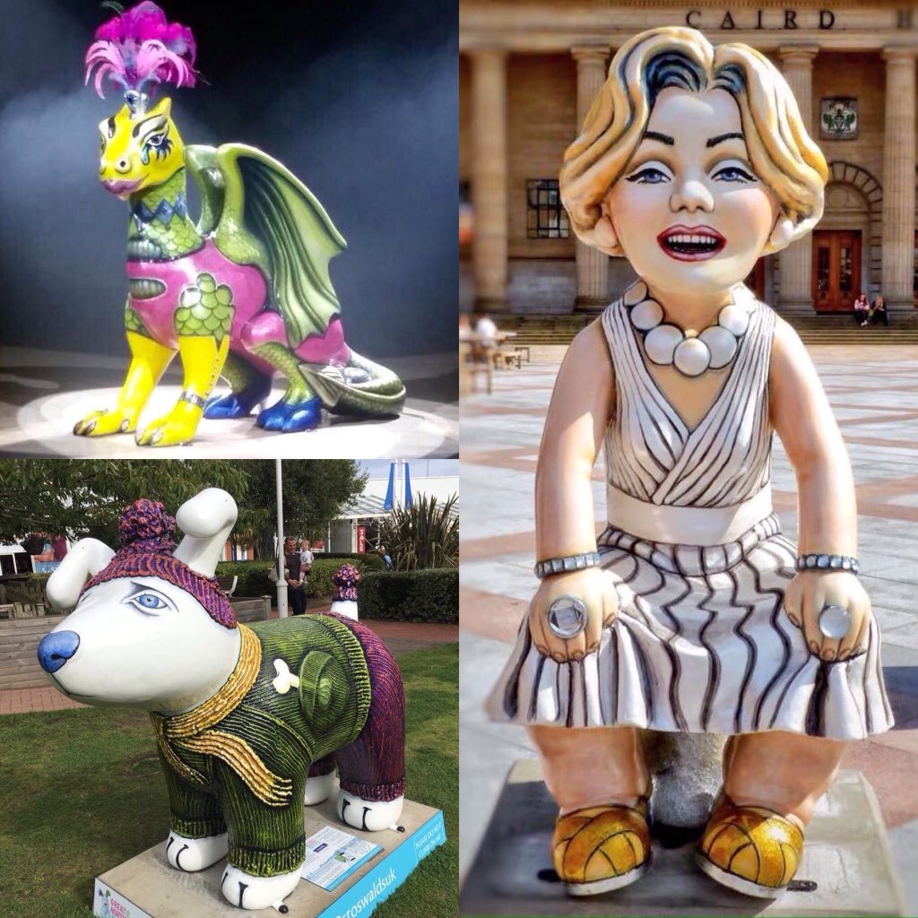 hammamelis's tweet photo. My work from @wildinart #SculptureTrails #GoGoDragons2015 #greatnorthsnowdogs #OorWulliebucketTrail #maggiespenguinparade #GoGoHares #OWBBT
#GGD15 #GGH18 https://t.co/9wg4KcteFM