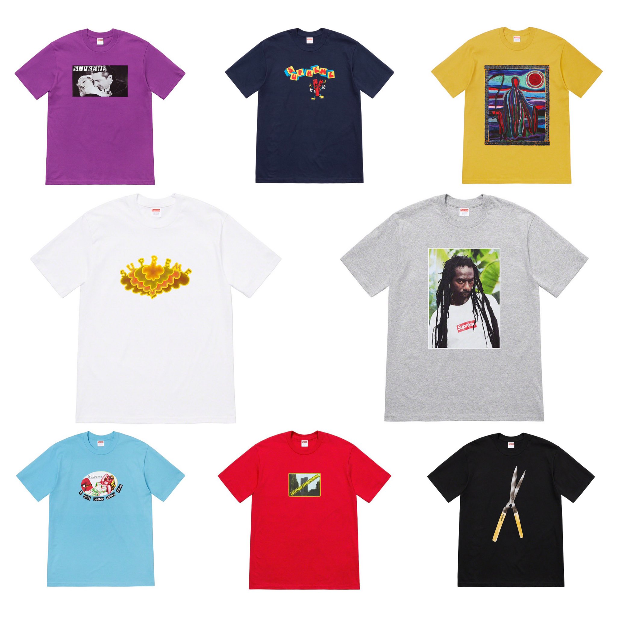 Wake the world tee cheap supreme