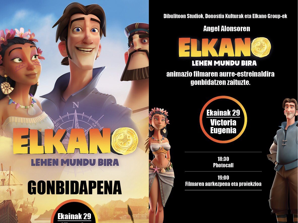 ⚠ZOZKETA l GAZTEAn <a href="/Elkanofilm/">Elkano Film</a>-aren aurre-estreinaldira gonbidatu nahi zaituztegu! 4 GONBIDAPEN BIKOITZ ditugu zuen artean zozketatzeko! PARTE HARTU!🔝

1️⃣ Jarraitu <a href="/gaztea/">Gaztea</a> eta <a href="/elkanofilm/">Elkano Film</a> kontuak twitterren📲
2️⃣ RT egin txio honi.

ZORTE ON!🥳 <a href="/eitbeus/">piztu telebista out of context</a>